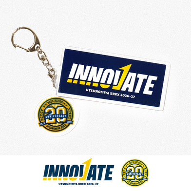 2026-27 シーズンキーホルダー「INNOVATE」20thチャーム付