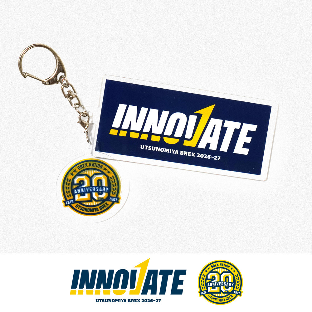 2026-27 シーズンキーホルダー「INNOVATE」20thチャーム付 詳細画像 ネイビー 1