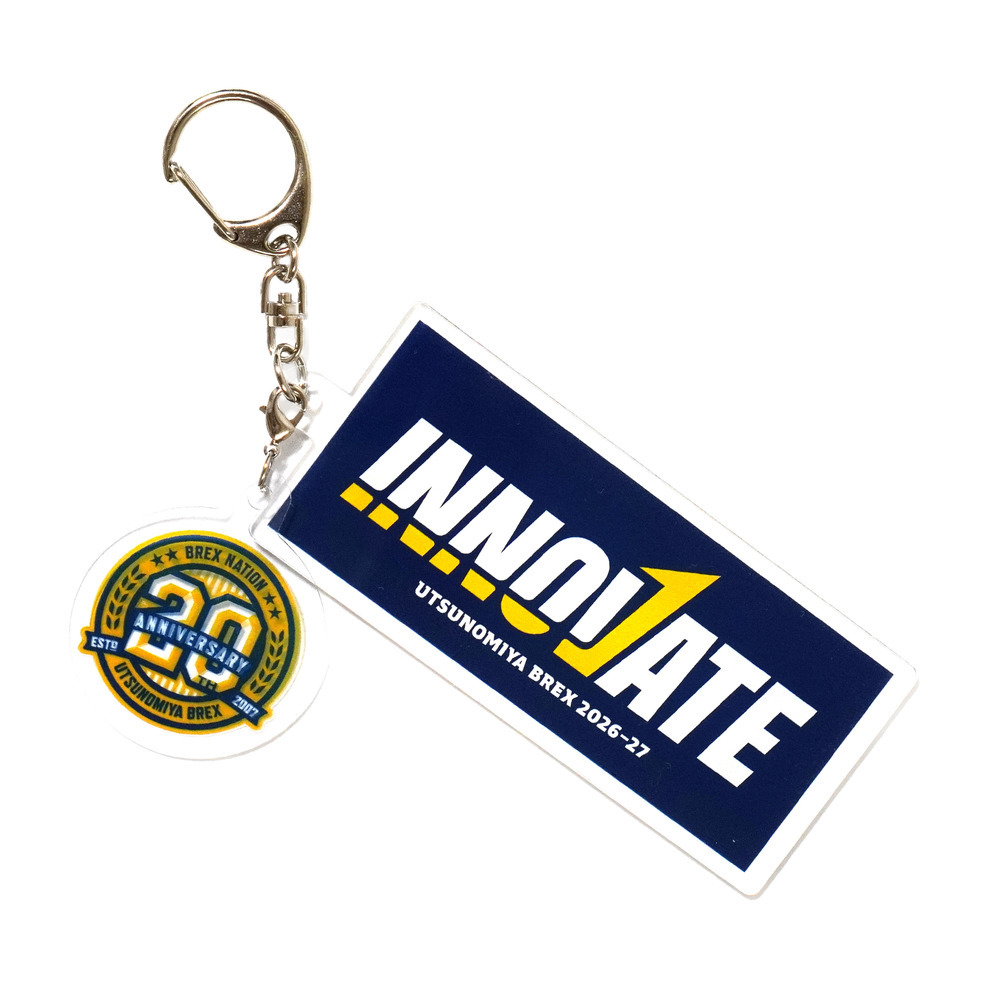 2026-27 シーズンキーホルダー「INNOVATE」20thチャーム付 詳細画像 ネイビー 2