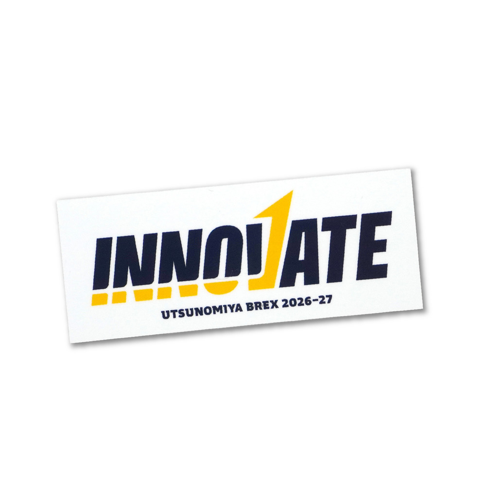 2026-27 シーズンステッカー「INNOVATE」 詳細画像 ホワイト 2