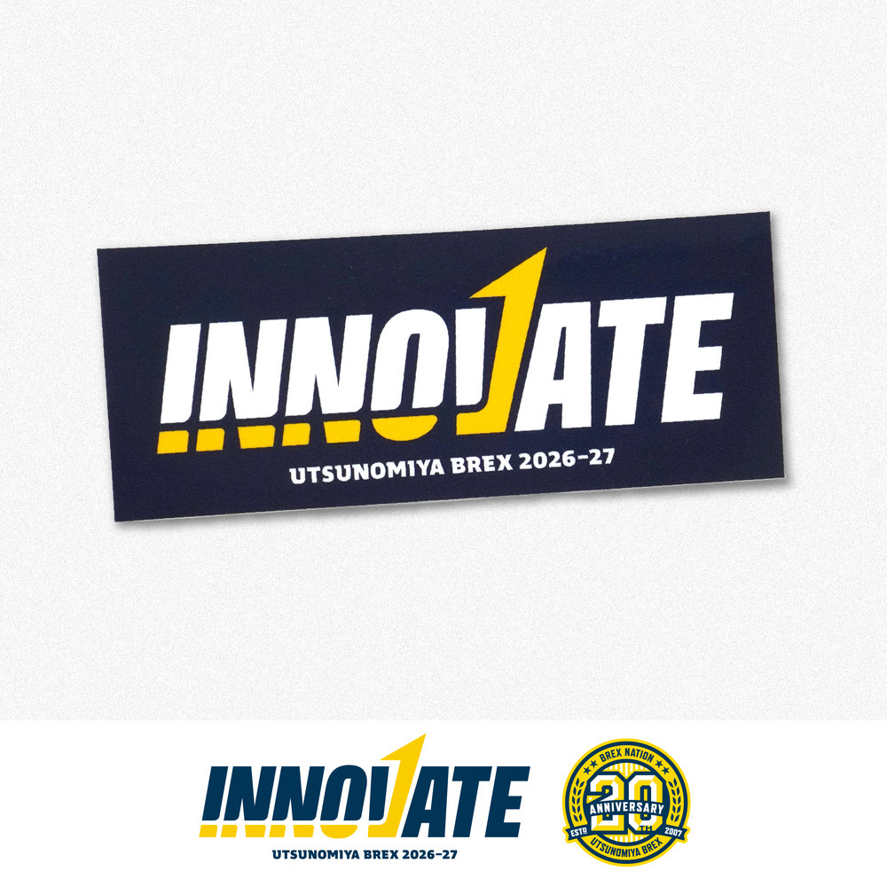 2026-27 シーズンステッカー「INNOVATE」 詳細画像 ネイビー 1