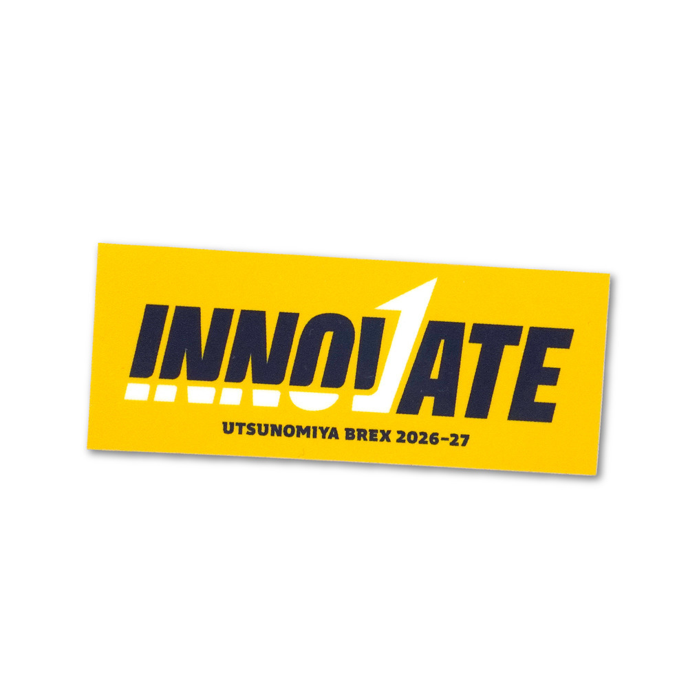 2026-27 シーズンステッカー「INNOVATE」 詳細画像 イエロー 2