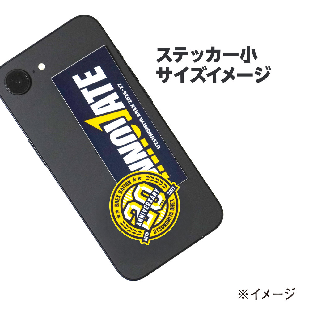 2026-27 シーズン 20thロゴステッカー（大小2枚セット） 詳細画像 1カラー 3