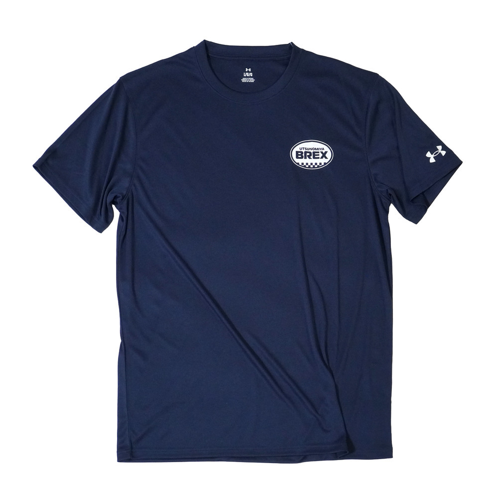 UA BREX B-CHECK サイドプリント Tシャツ 詳細画像 ネイビー 2
