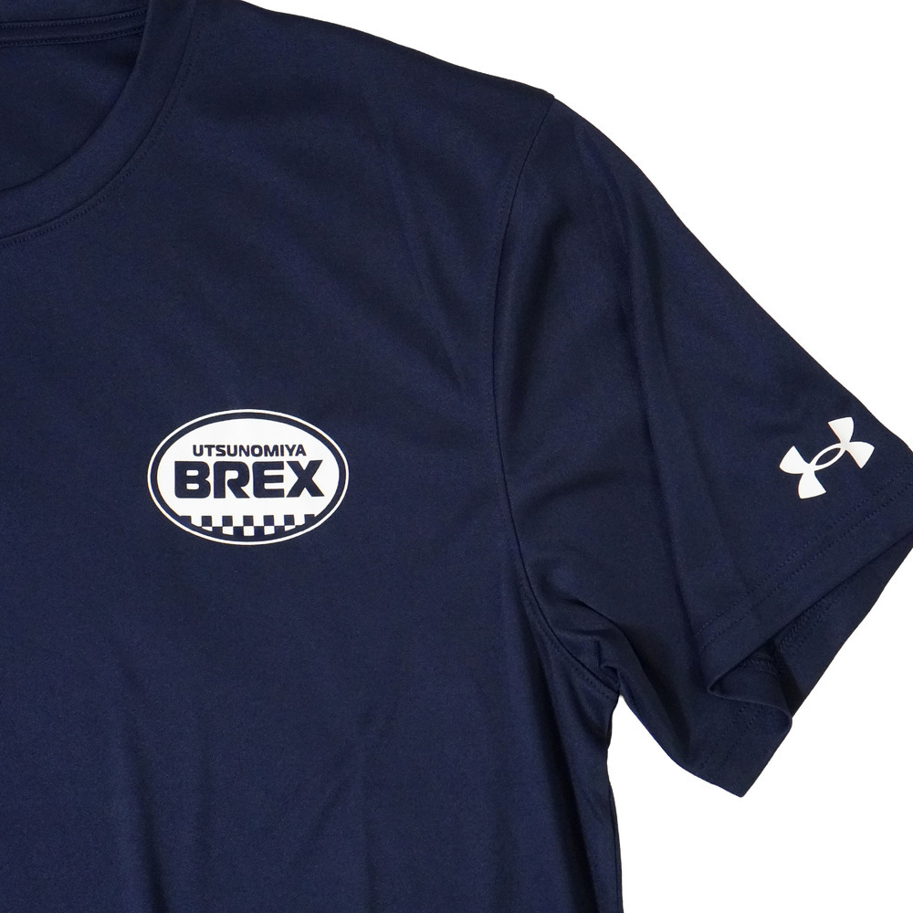 UA BREX B-CHECK サイドプリント Tシャツ 詳細画像 ネイビー 5