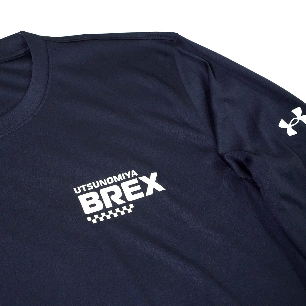 UA BREX B-CHECK サイドプリント ロンT 詳細画像 ネイビー 5