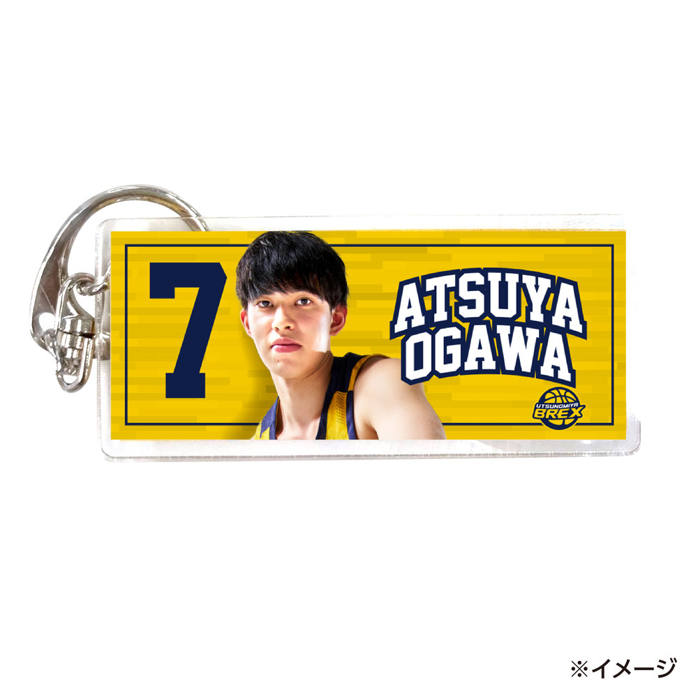 2024-25 選手フェイスタオル NAMEキーホルダー 詳細画像 #7 OGAWA 1