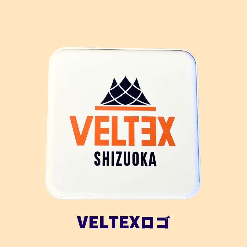 チョコクランチ 詳細画像 VELTEXロゴ缶 1