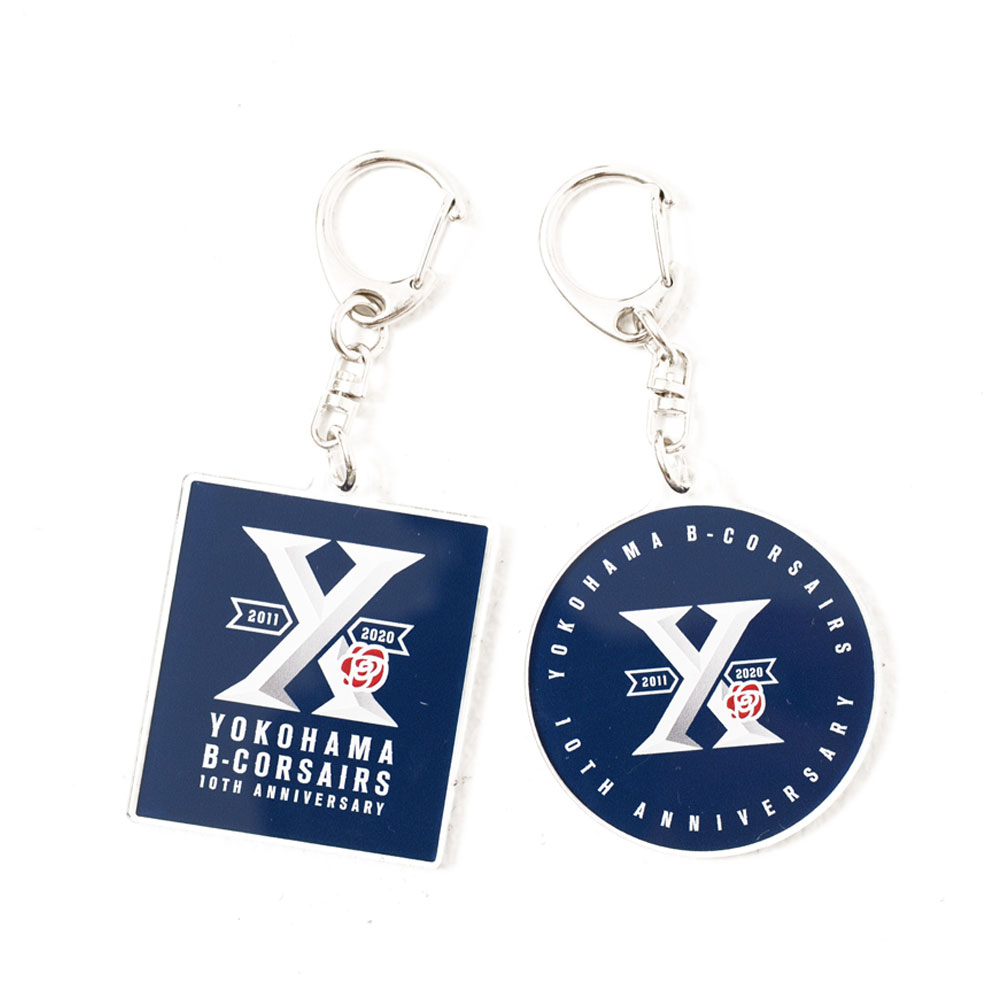 B-CORSAIRS10周年ロゴキーホルダー/全2種