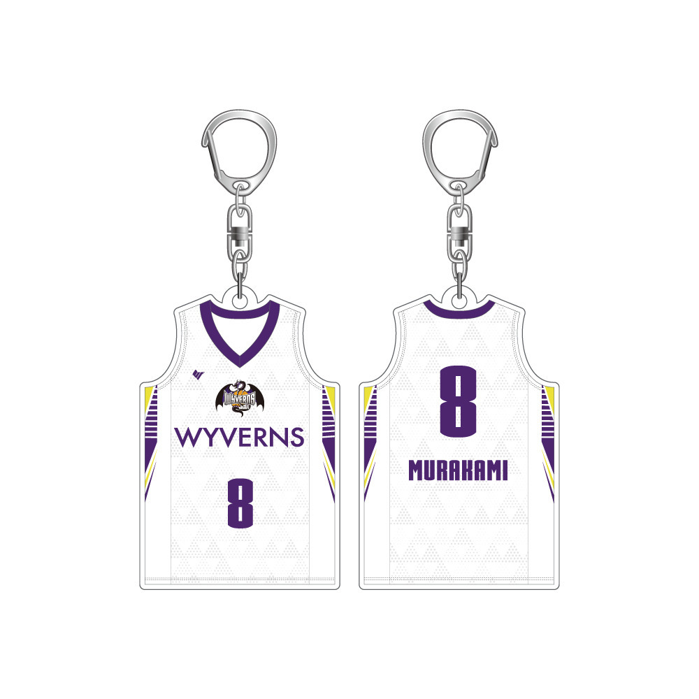 ユニフォームキーホルダー（AWAY） 詳細画像 #8 村上 慎也 1
