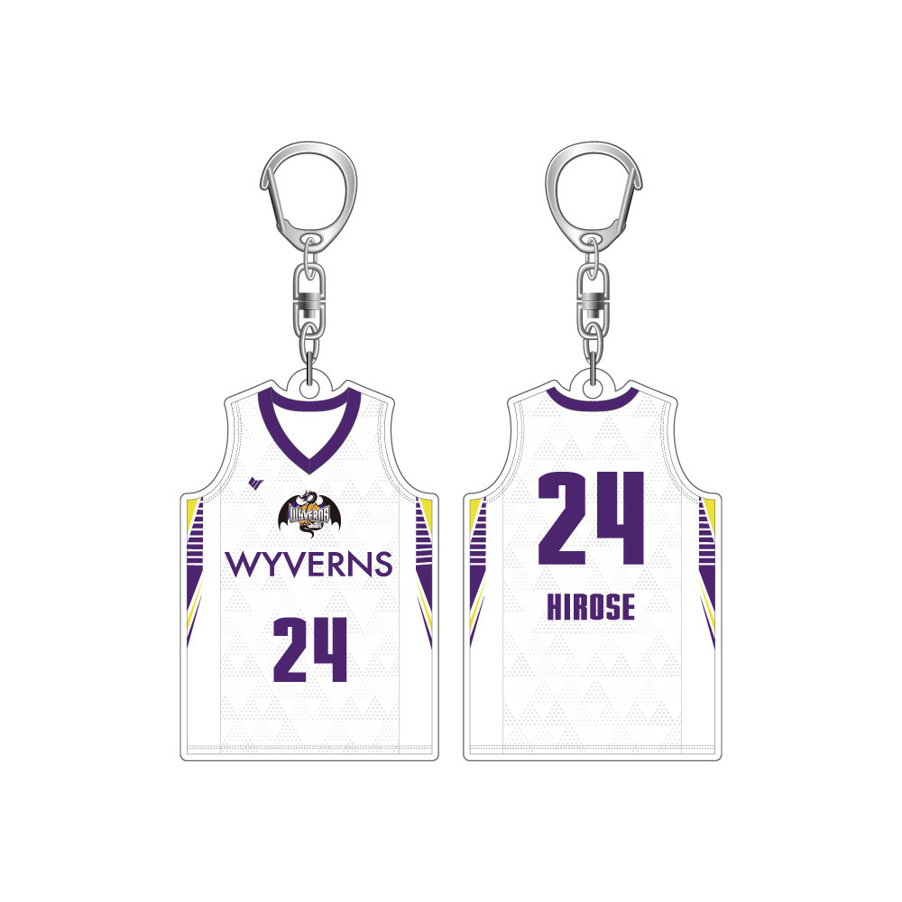 ユニフォームキーホルダー（AWAY） 詳細画像 #24 広瀬 翔一 1