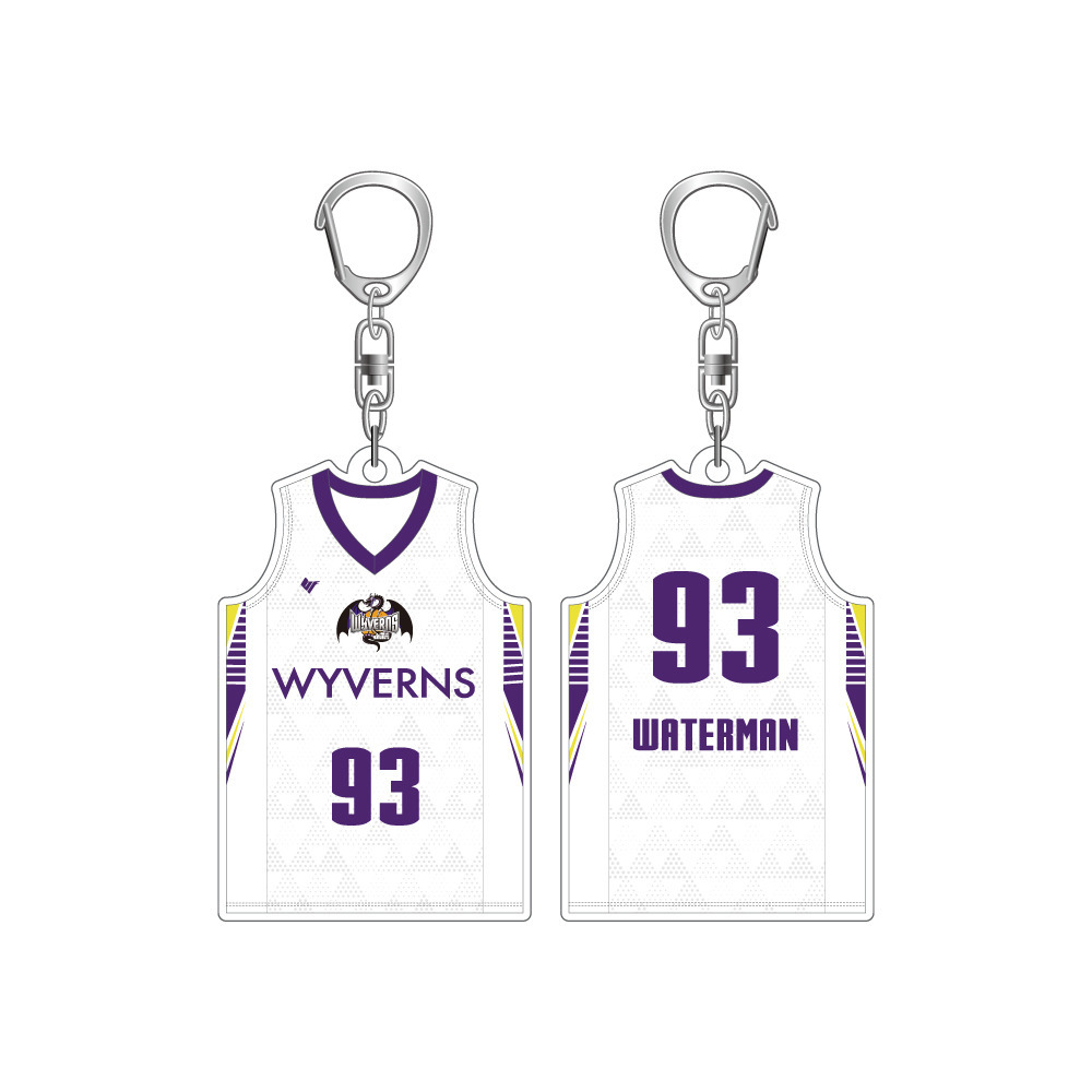 ユニフォームキーホルダー（AWAY） 詳細画像 #93 ノア・ウォーターマン 1