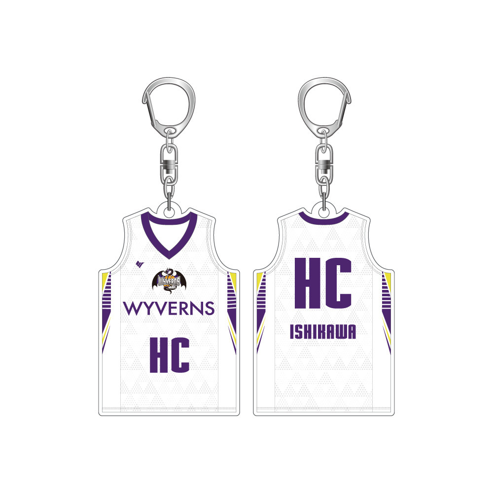 ユニフォームキーホルダー（AWAY） 詳細画像 HC 石川 裕一 1